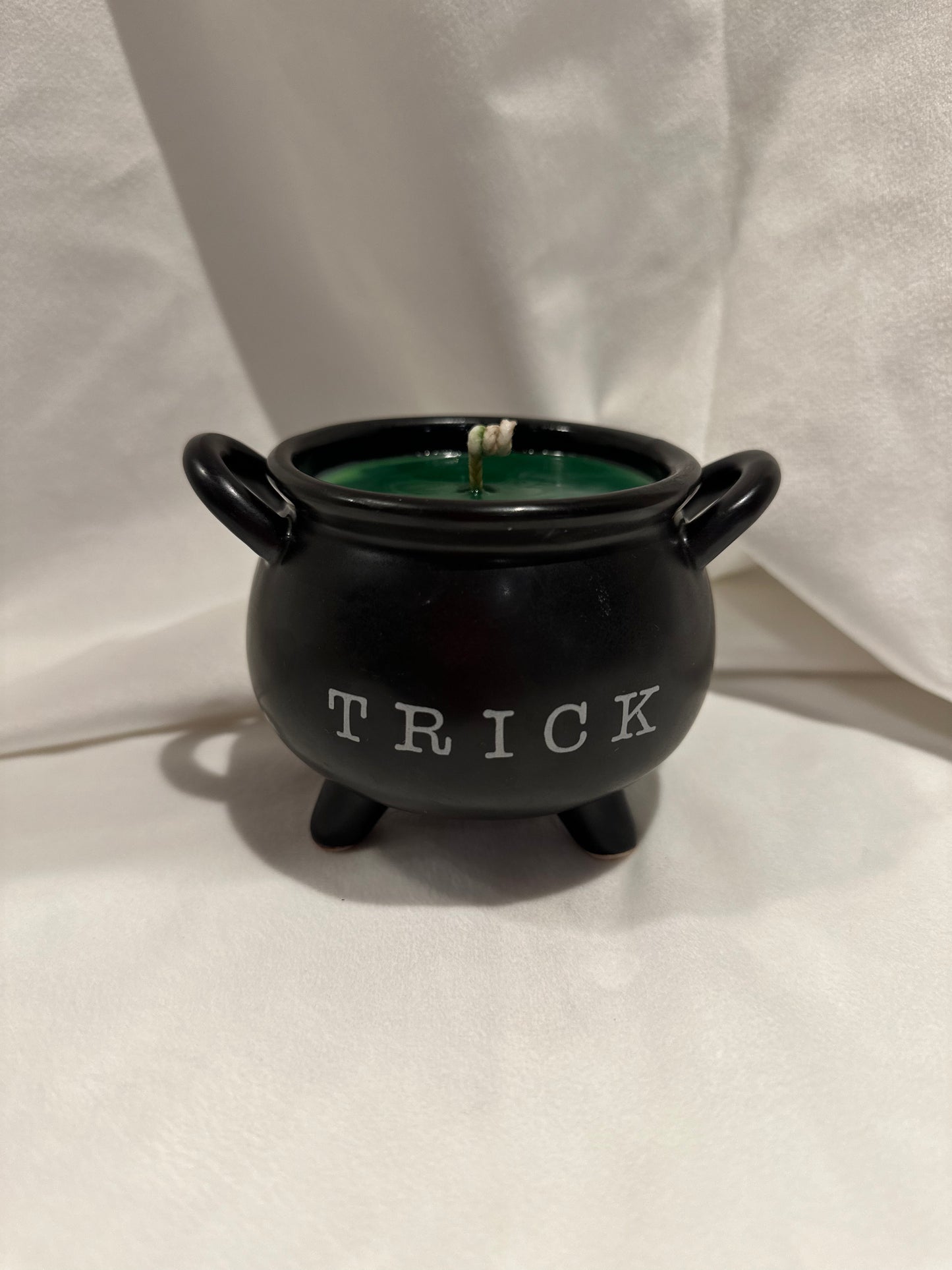 Trick or Treat Cauldron Candle