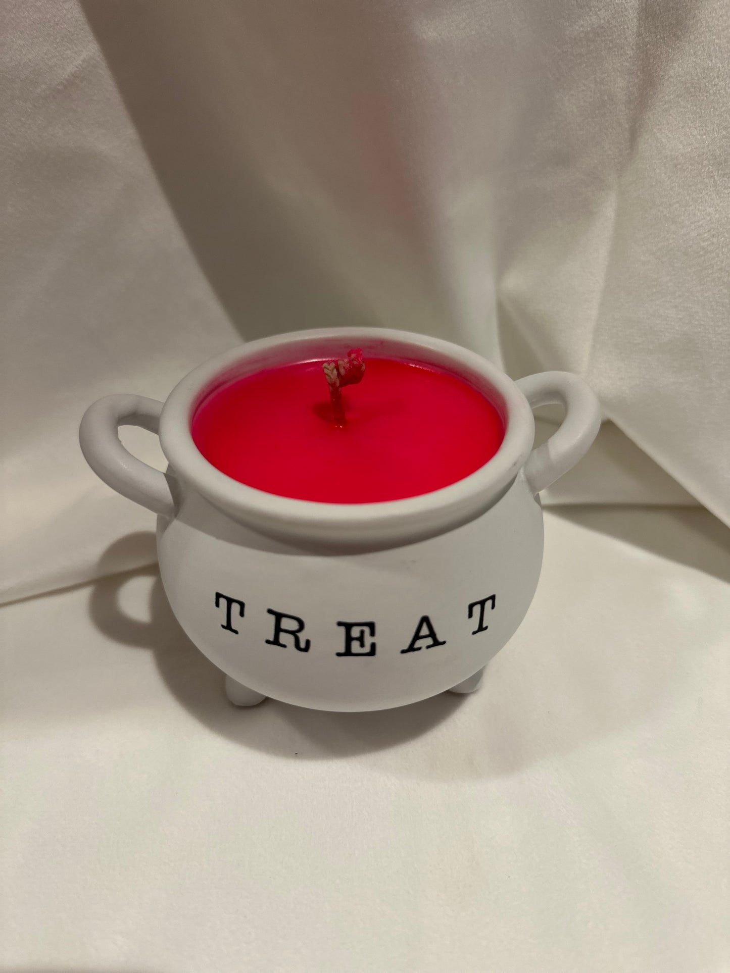 Trick or Treat Cauldron Candle