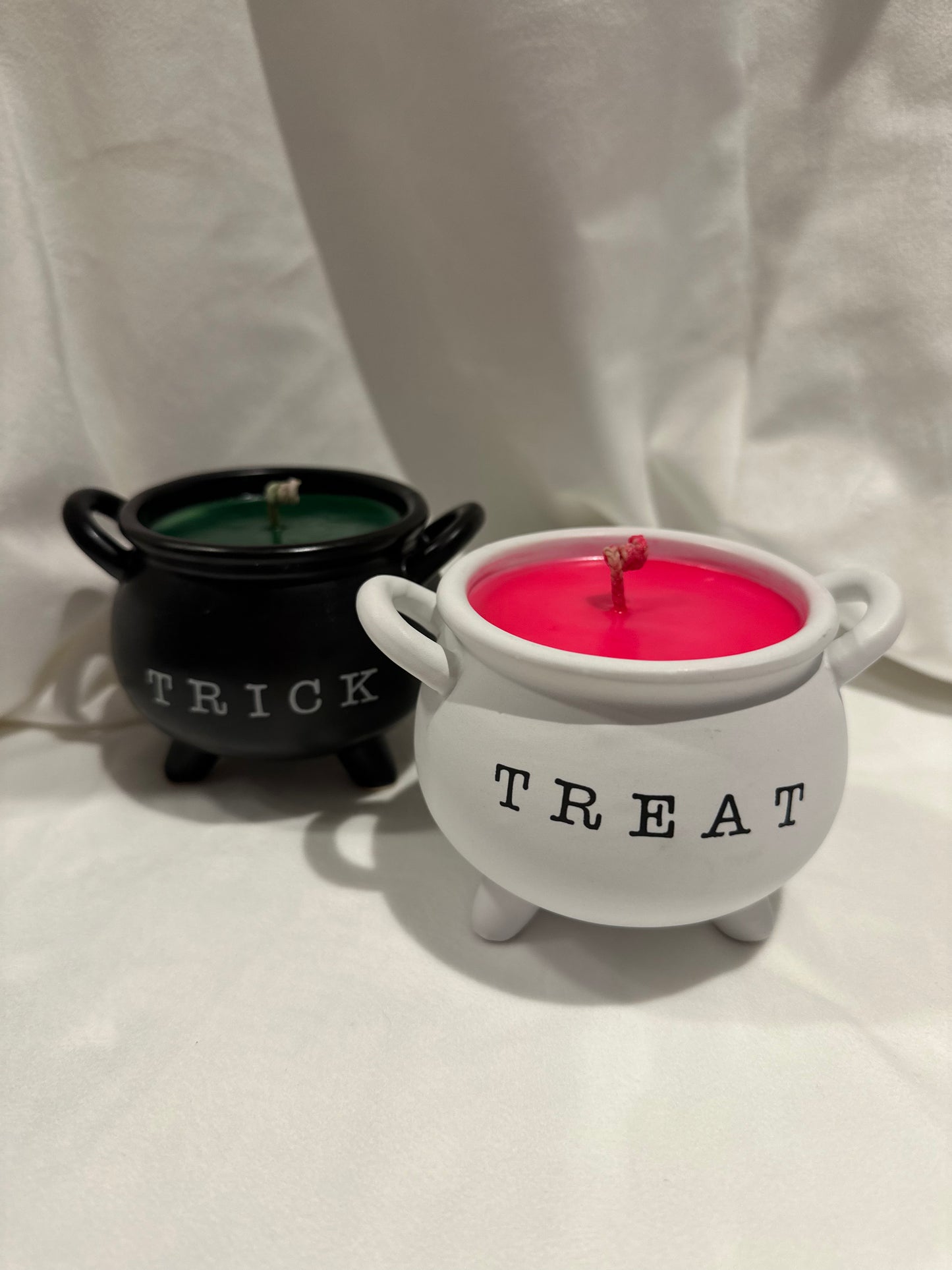 Trick or Treat Cauldron Candle