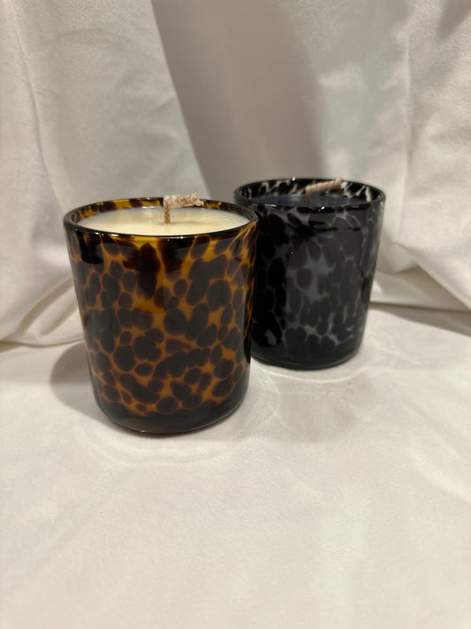 Dalmation Glass Candle